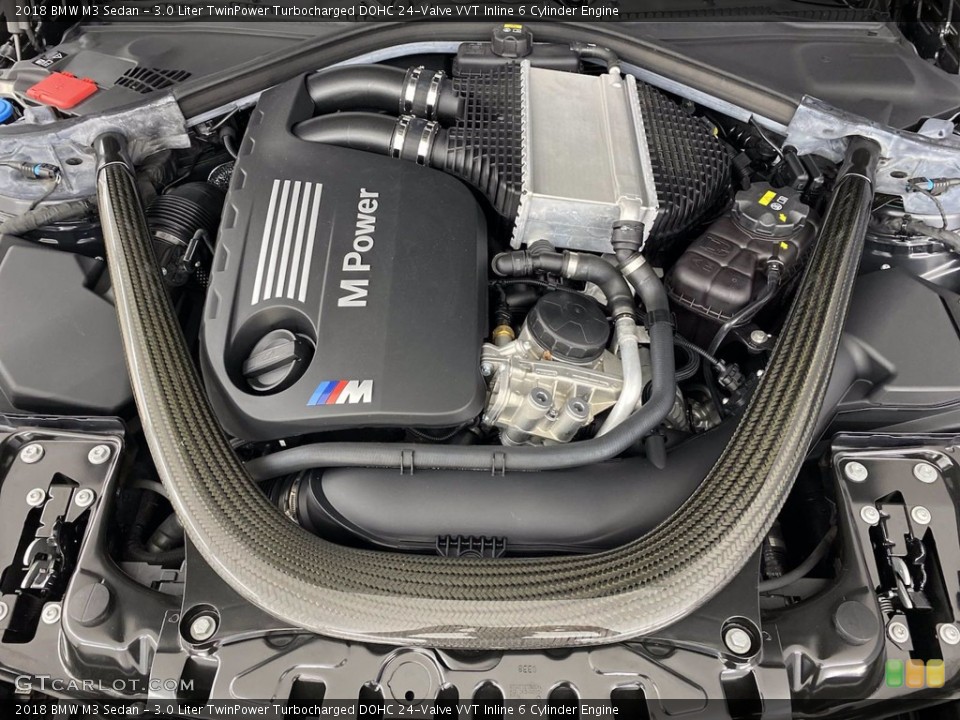 3.0 Liter TwinPower Turbocharged DOHC 24-Valve VVT Inline 6 Cylinder Engine for the 2018 BMW M3 #142385502