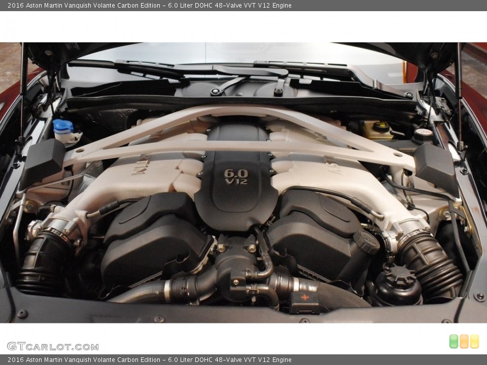 6.0 Liter DOHC 48-Valve VVT V12 2016 Aston Martin Vanquish Engine