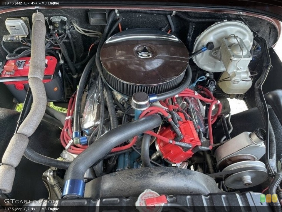 V8 1976 Jeep CJ7 Engine
