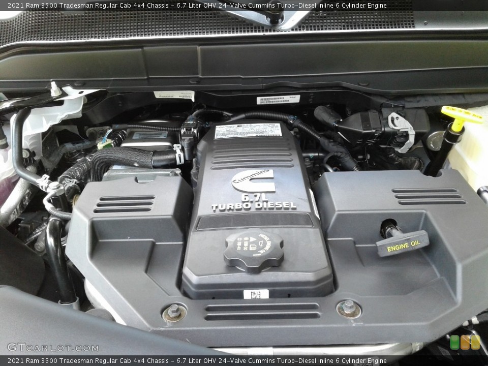 6.7 Liter OHV 24-Valve Cummins Turbo-Diesel Inline 6 Cylinder Engine for the 2021 Ram 3500 #142476873