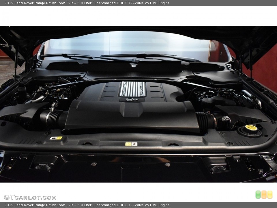5.0 Liter Supercharged DOHC 32-Valve VVT V8 2019 Land Rover Range Rover Sport Engine