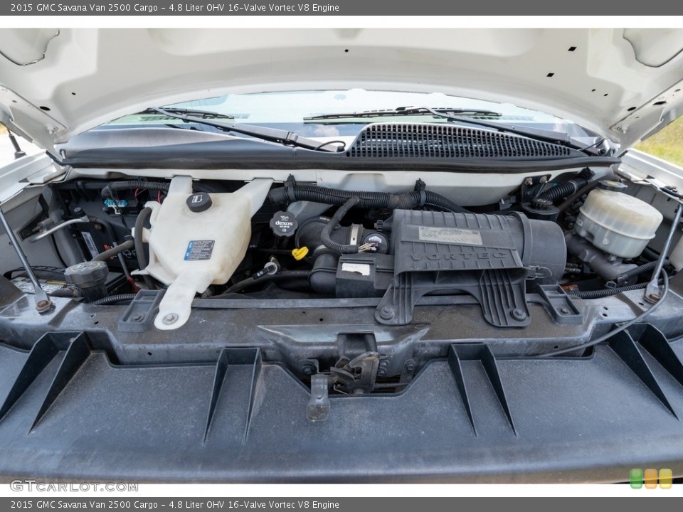 4.8 Liter OHV 16-Valve Vortec V8 2015 GMC Savana Van Engine