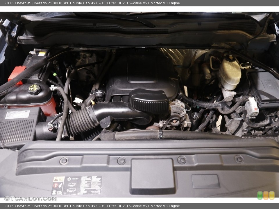 6.0 Liter OHV 16-Valve VVT Vortec V8 Engine for the 2016 Chevrolet Silverado 2500HD #142512633