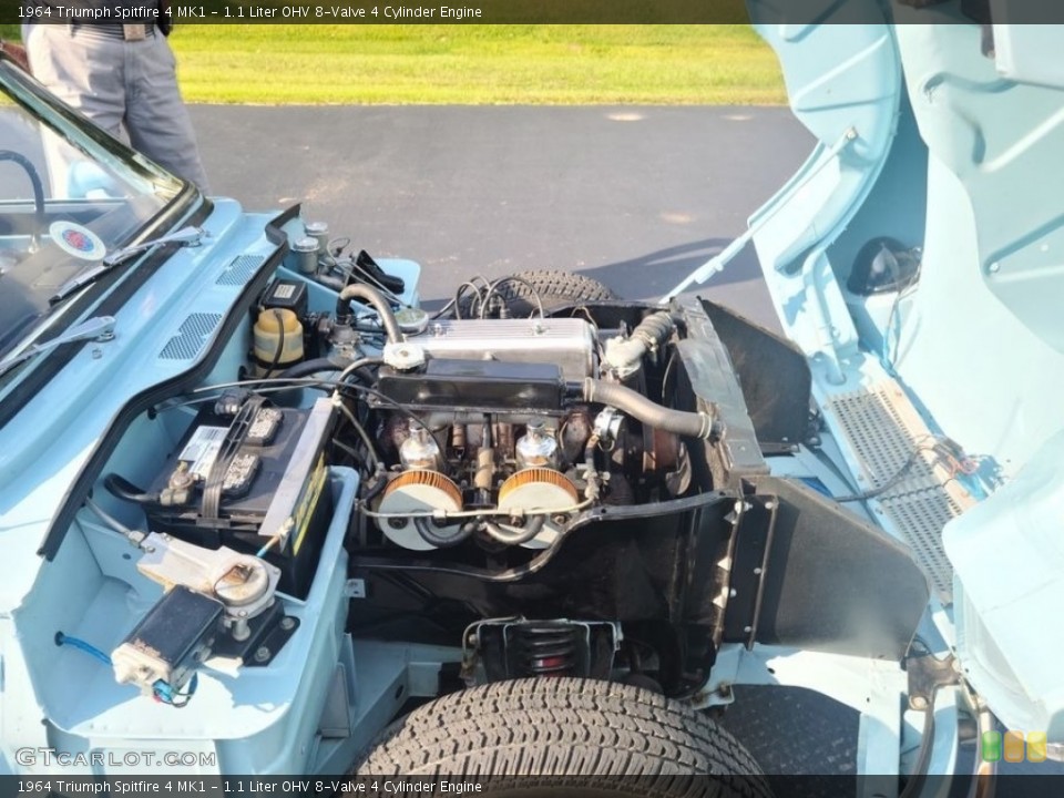 1.1 Liter OHV 8-Valve 4 Cylinder 1964 Triumph Spitfire 4 Engine
