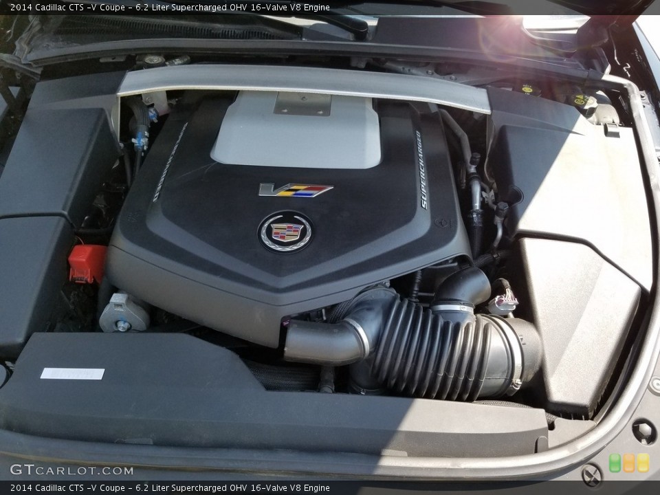 6.2 Liter Supercharged OHV 16-Valve V8 2014 Cadillac CTS Engine