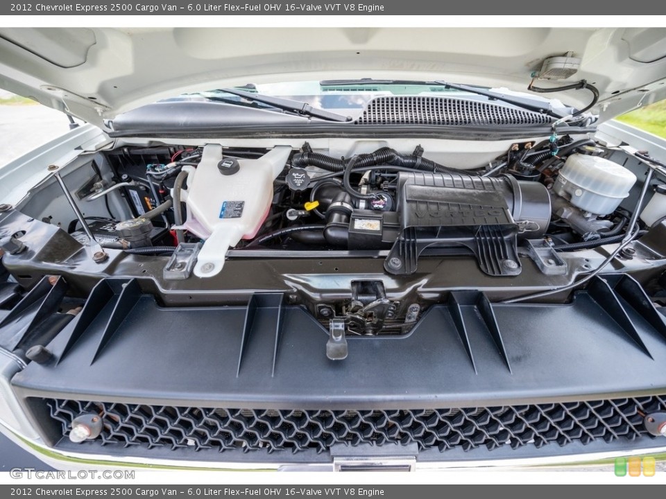 6.0 Liter Flex-Fuel OHV 16-Valve VVT V8 2012 Chevrolet Express Engine