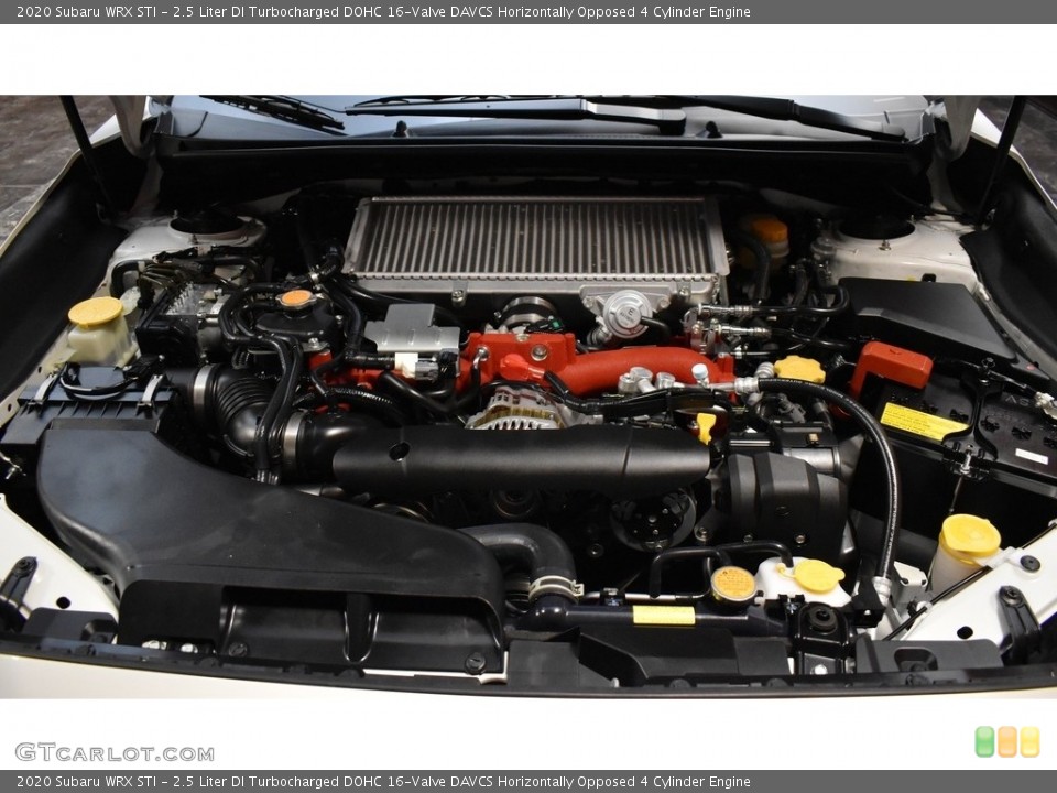 2.5 Liter DI Turbocharged DOHC 16-Valve DAVCS Horizontally Opposed 4 Cylinder 2020 Subaru WRX Engine