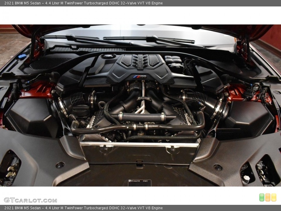 4.4 Liter M TwinPower Turbocharged DOHC 32-Valve VVT V8 2021 BMW M5 Engine