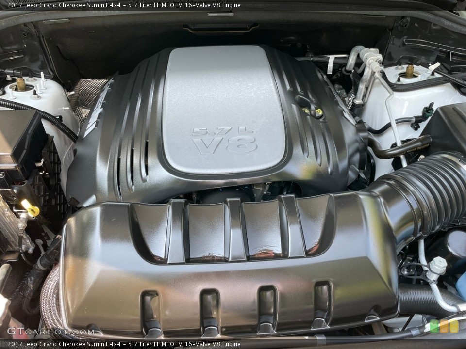 5.7 Liter HEMI OHV 16-Valve V8 2017 Jeep Grand Cherokee Engine