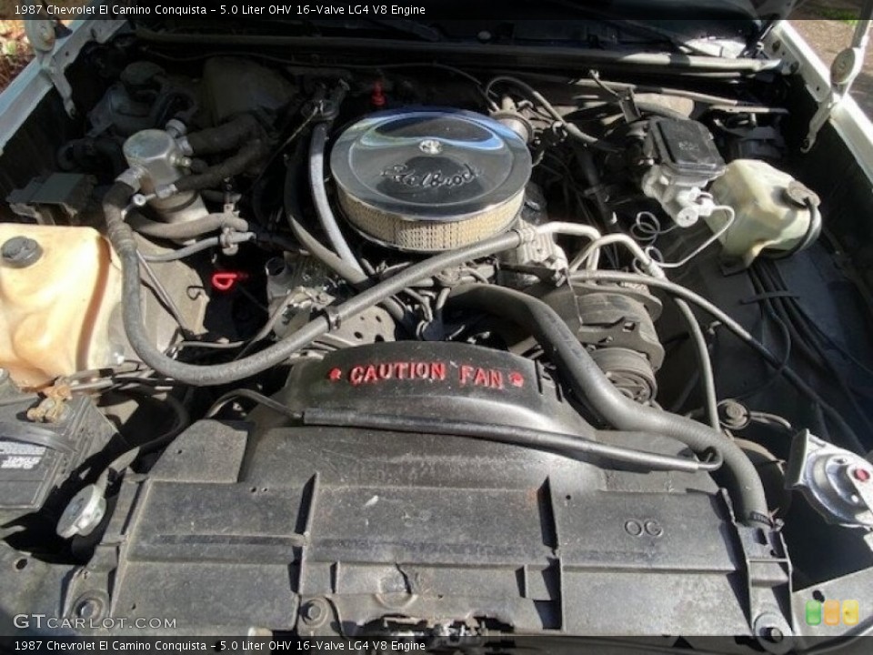 5.0 Liter OHV 16-Valve LG4 V8 Engine for the 1987 Chevrolet El Camino #142572588