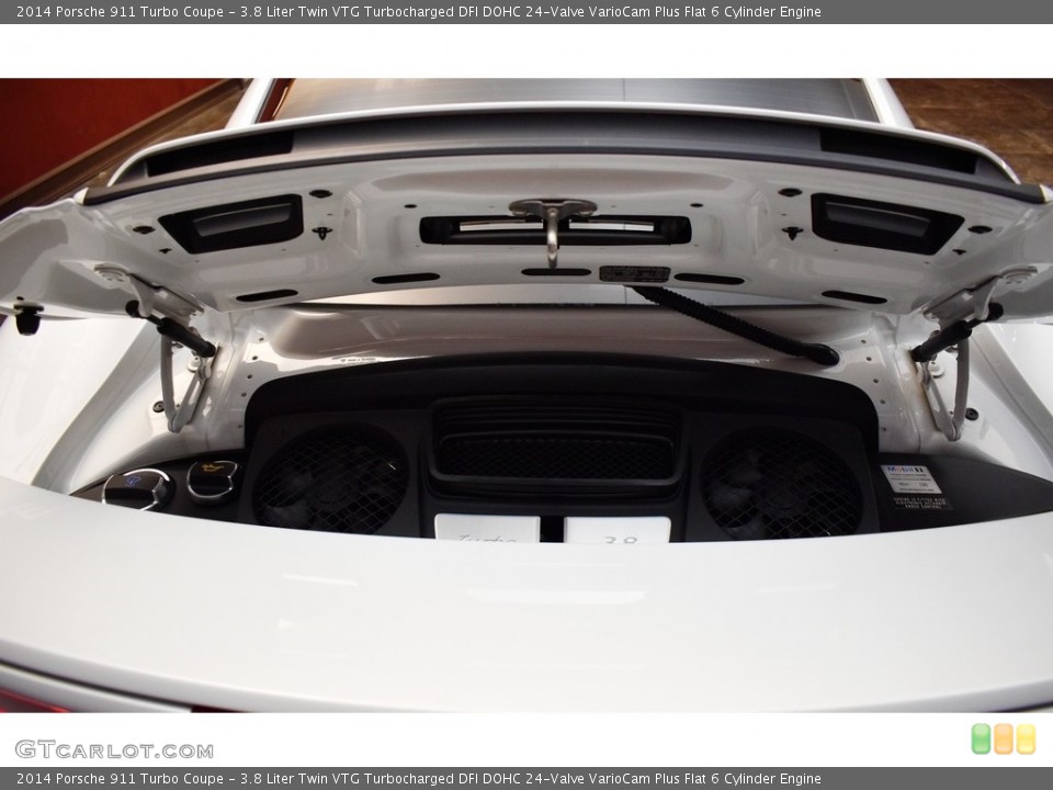 3.8 Liter Twin VTG Turbocharged DFI DOHC 24-Valve VarioCam Plus Flat 6 Cylinder 2014 Porsche 911 Engine