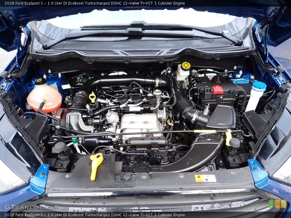 1.0 Liter DI EcoBoost Turbocharged DOHC 12-Valve Ti-VCT 3 Cylinder Engine for the 2018 Ford EcoSport #142597934