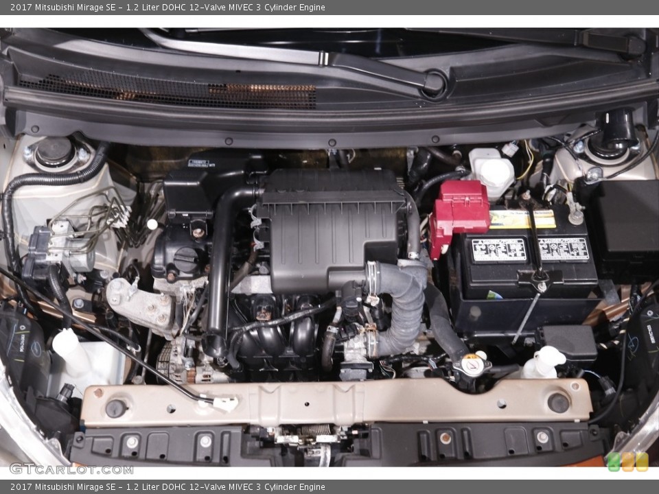 1.2 Liter DOHC 12-Valve MIVEC 3 Cylinder Engine for the 2017 Mitsubishi Mirage #142612104