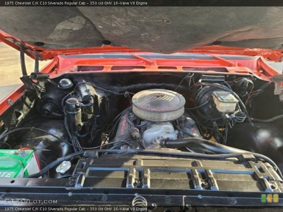 350 cid OHV 16-Valve V8 1975 Chevrolet C/K Engine