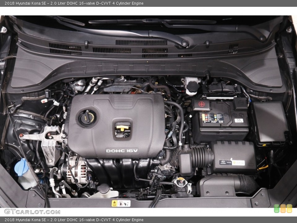 2.0 Liter DOHC 16-valve D-CVVT 4 Cylinder Engine for the 2018 Hyundai Kona #142637479
