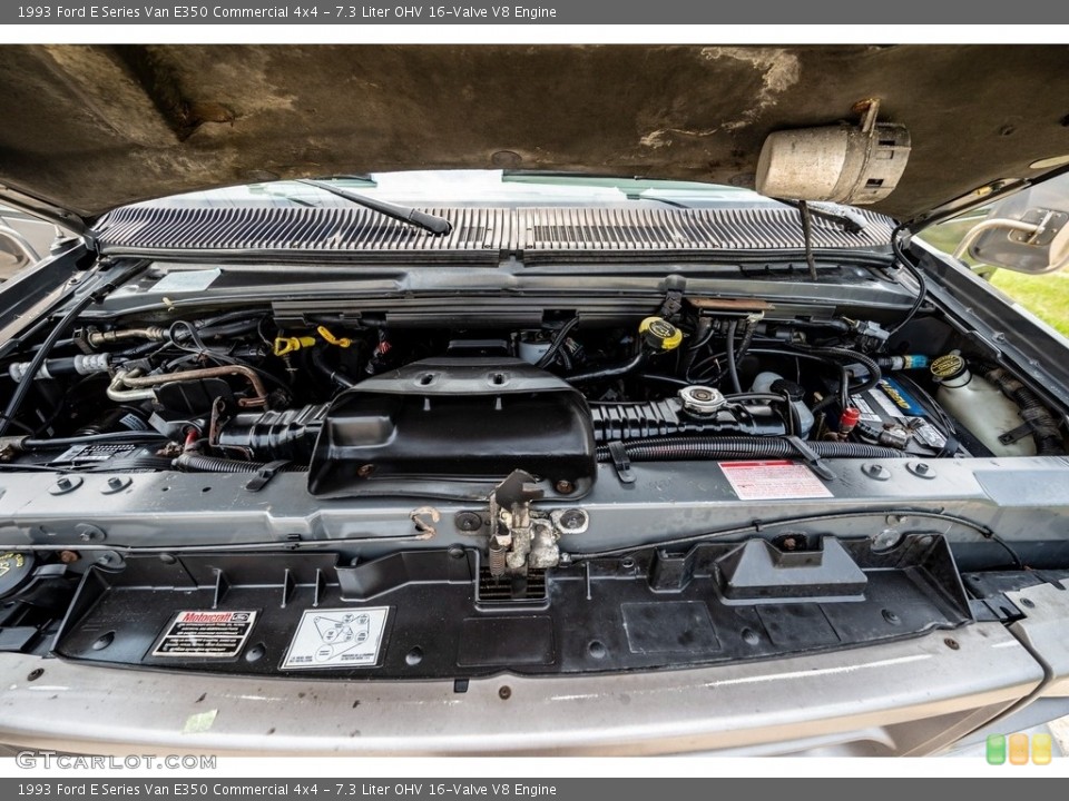 7.3 Liter OHV 16-Valve V8 1993 Ford E Series Van Engine