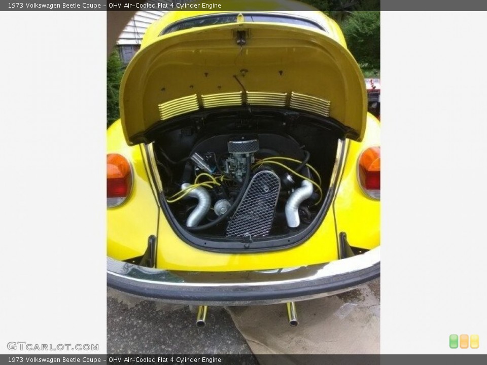 OHV Air-Cooled Flat 4 Cylinder 1973 Volkswagen Beetle Engine