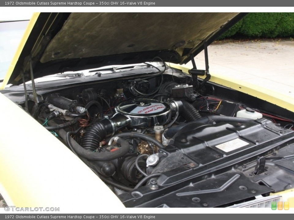 350ci OHV 16-Valve V8 1972 Oldsmobile Cutlass Supreme Engine