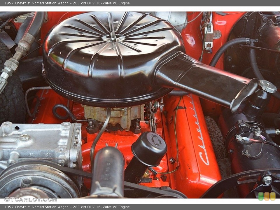 283 cid OHV 16-Valve V8 Engine for the 1957 Chevrolet Nomad #142707578