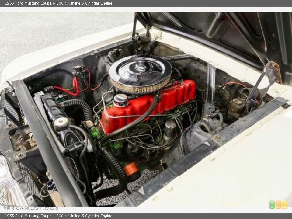 200 c.i. Inline 6 Cylinder 1965 Ford Mustang Engine