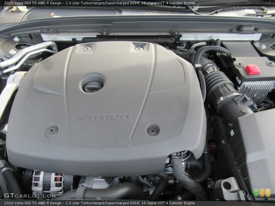 2.0 Liter Turbocharged/Supercharged DOHC 16-Valve VVT 4 Cylinder 2020 Volvo S60 Engine