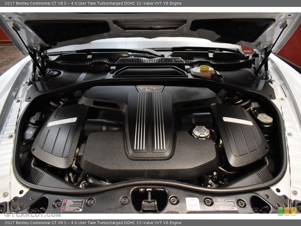 4.0 Liter Twin Turbocharged DOHC 32-Valve VVT V8 2017 Bentley Continental GT Engine