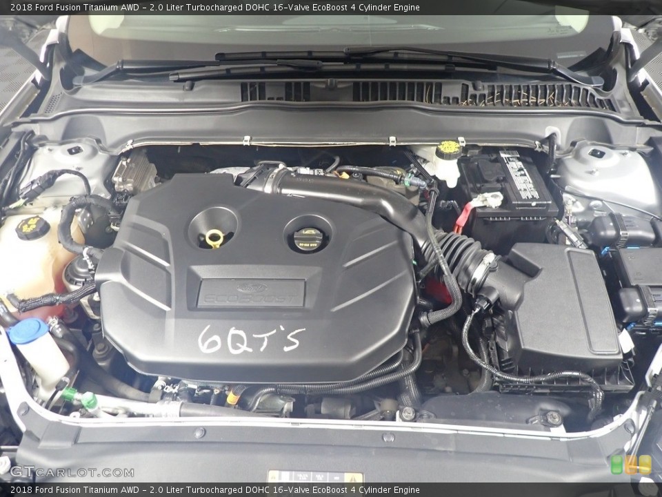 2.0 Liter Turbocharged DOHC 16-Valve EcoBoost 4 Cylinder Engine for the 2018 Ford Fusion #142749166