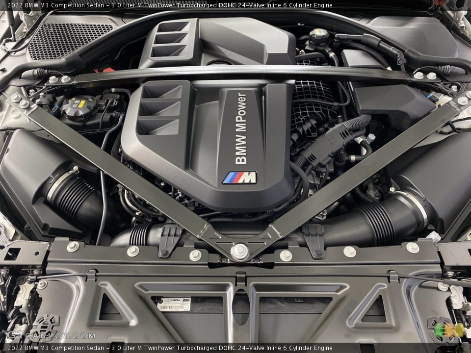 3.0 Liter M TwinPower Turbocharged DOHC 24-Valve Inline 6 Cylinder Engine for the 2022 BMW M3 #142762826