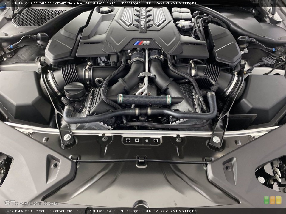 4.4 Liter M TwinPower Turbocharged DOHC 32-Valve VVT V8 Engine for the 2022 BMW M8 #142763535