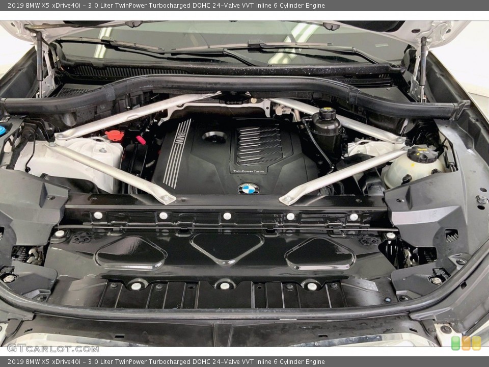 3.0 Liter TwinPower Turbocharged DOHC 24-Valve VVT Inline 6 Cylinder 2019 BMW X5 Engine