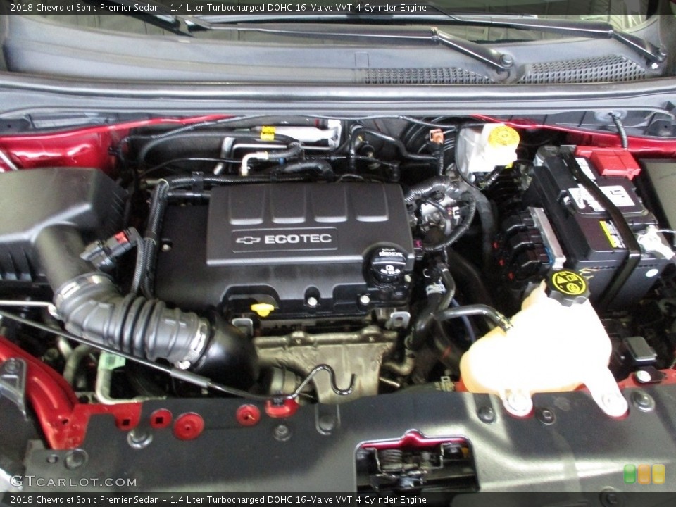 1.4 Liter Turbocharged DOHC 16-Valve VVT 4 Cylinder Engine for the 2018 Chevrolet Sonic #142788403