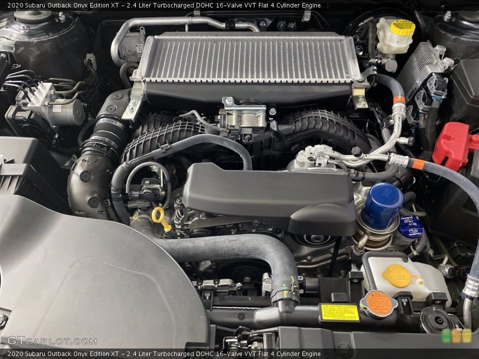 2.4 Liter Turbocharged DOHC 16-Valve VVT Flat 4 Cylinder 2020 Subaru Outback Engine