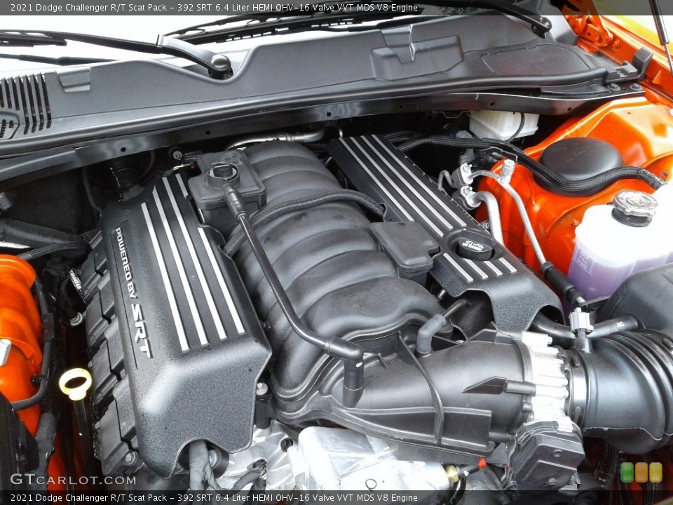392 SRT 6.4 Liter HEMI OHV-16 Valve VVT MDS V8 Engine for the 2021 Dodge Challenger #142796498