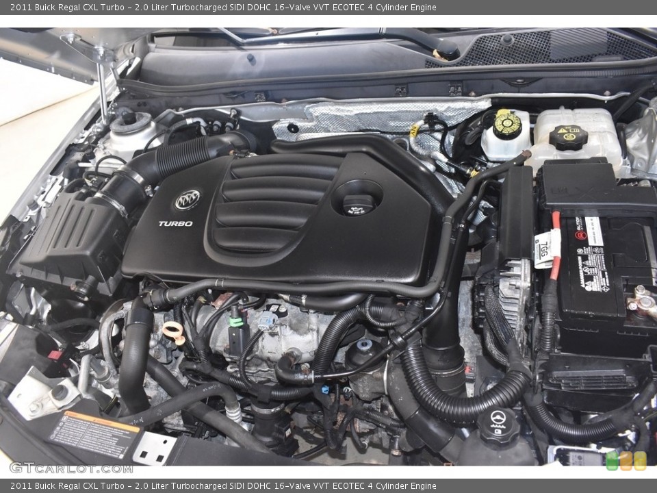2.0 Liter Turbocharged SIDI DOHC 16-Valve VVT ECOTEC 4 Cylinder Engine for the 2011 Buick Regal #142796996