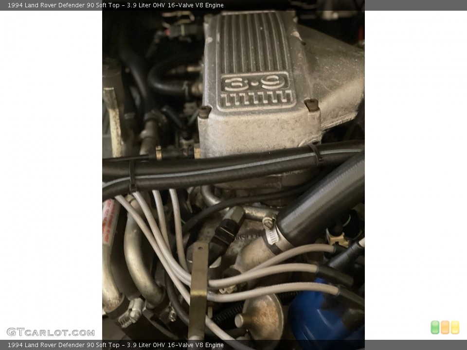 3.9 Liter OHV 16-Valve V8 1994 Land Rover Defender Engine