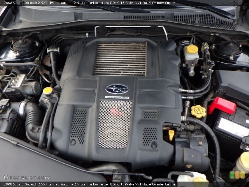 2.5 Liter Turbocharged DOHC 16-Valve VVT Flat 4 Cylinder Engine for the 2008 Subaru Outback #142832507