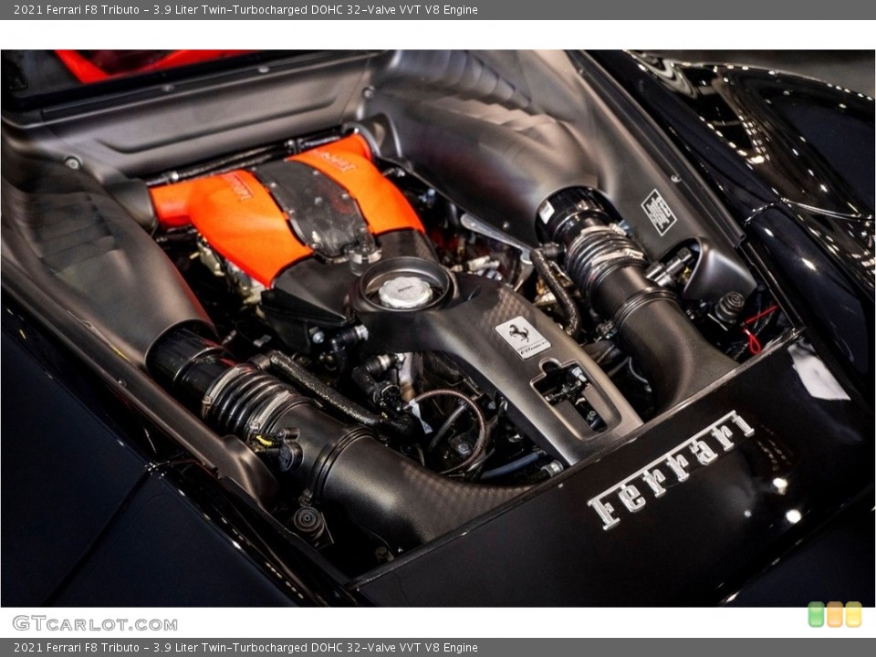 3.9 Liter Twin-Turbocharged DOHC 32-Valve VVT V8 Engine for the 2021 Ferrari F8 #142857025