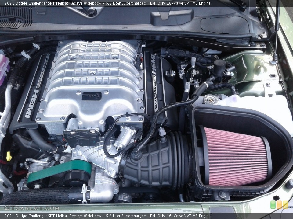 6.2 Liter Supercharged HEMI OHV 16-Valve VVT V8 Engine for the 2021 Dodge Challenger #142870557