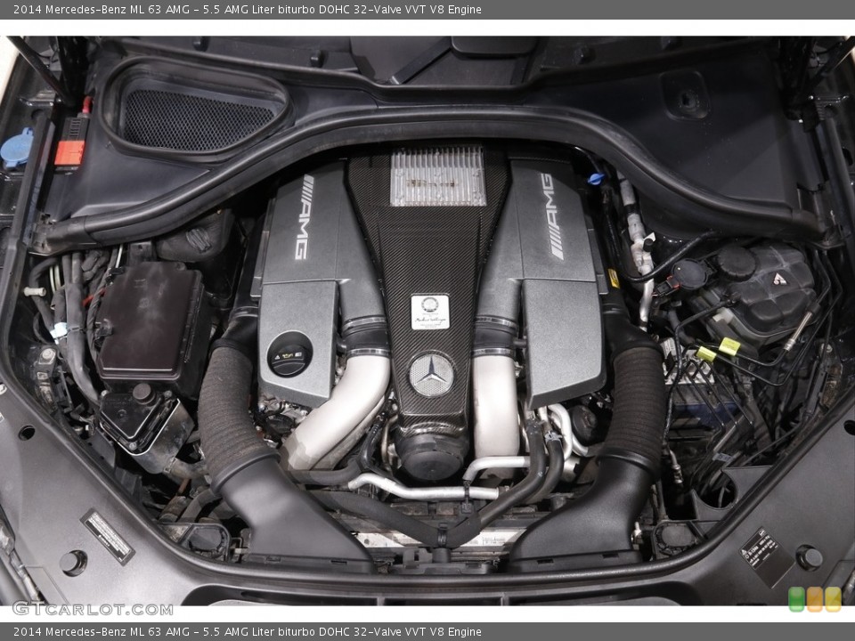 5.5 AMG Liter biturbo DOHC 32-Valve VVT V8 2014 Mercedes-Benz ML Engine