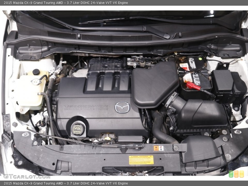 3.7 Liter DOHC 24-Valve VVT V6 2015 Mazda CX-9 Engine