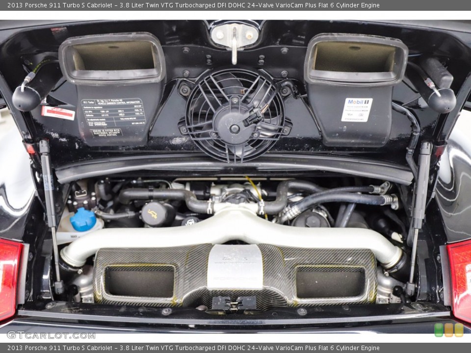 3.8 Liter Twin VTG Turbocharged DFI DOHC 24-Valve VarioCam Plus Flat 6 Cylinder Engine for the 2013 Porsche 911 #142884145