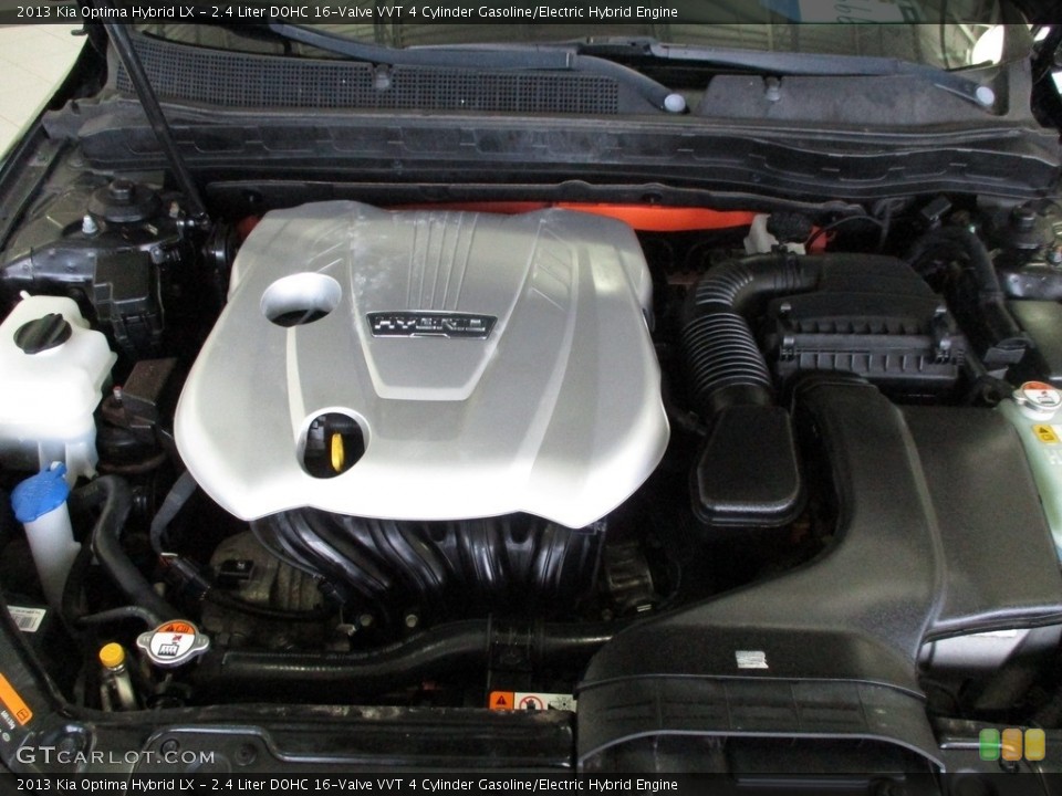 2.4 Liter DOHC 16-Valve VVT 4 Cylinder Gasoline/Electric Hybrid Engine for the 2013 Kia Optima #142885855