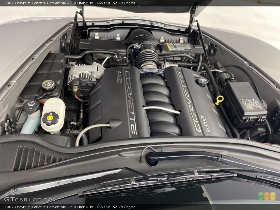 6.0 Liter OHV 16-Valve LS2 V8 2007 Chevrolet Corvette Engine