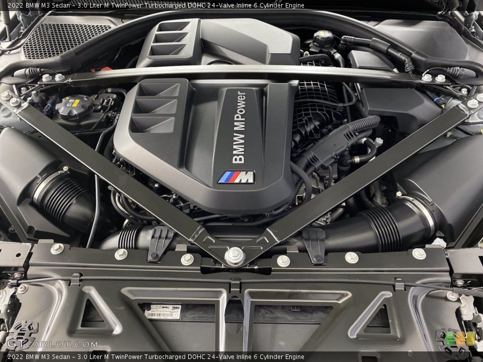 3.0 Liter M TwinPower Turbocharged DOHC 24-Valve Inline 6 Cylinder Engine for the 2022 BMW M3 #142888963