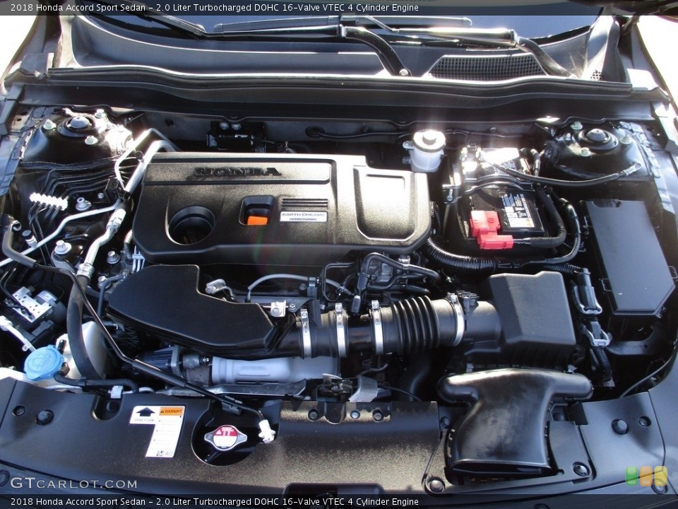 2.0 Liter Turbocharged DOHC 16-Valve VTEC 4 Cylinder Engine for the 2018 Honda Accord #142896122
