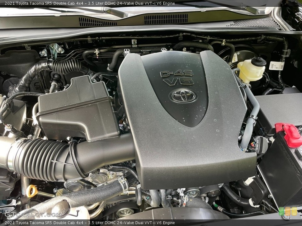 3.5 Liter DOHC 24-Valve Dual VVT-i V6 2021 Toyota Tacoma Engine