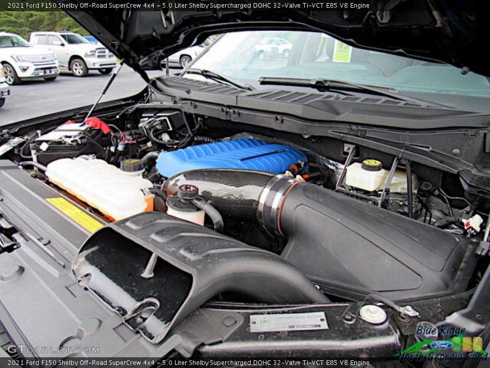 5.0 Liter Shelby Supercharged DOHC 32-Valve Ti-VCT E85 V8 Engine for the 2021 Ford F150 #142904005