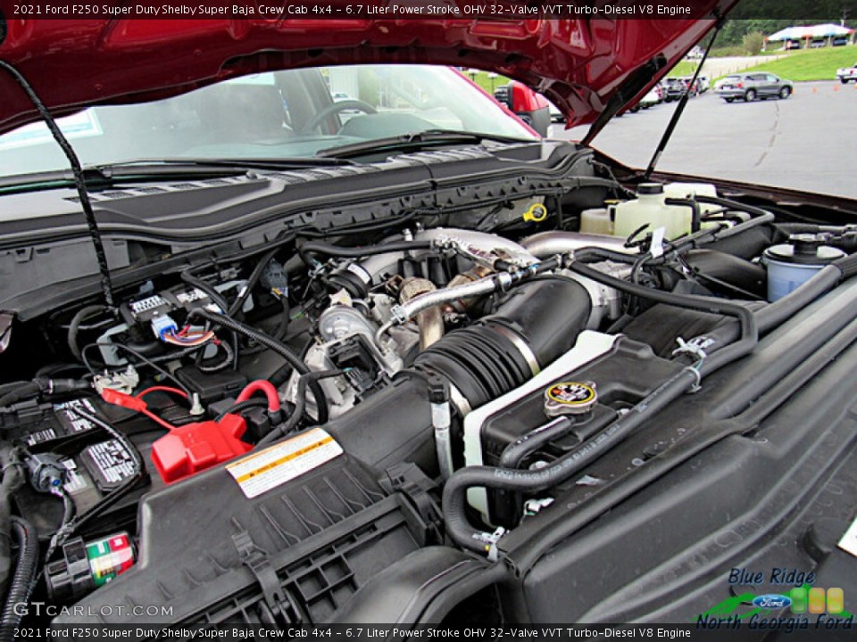 6.7 Liter Power Stroke OHV 32-Valve VVT Turbo-Diesel V8 Engine for the 2021 Ford F250 Super Duty #142905529