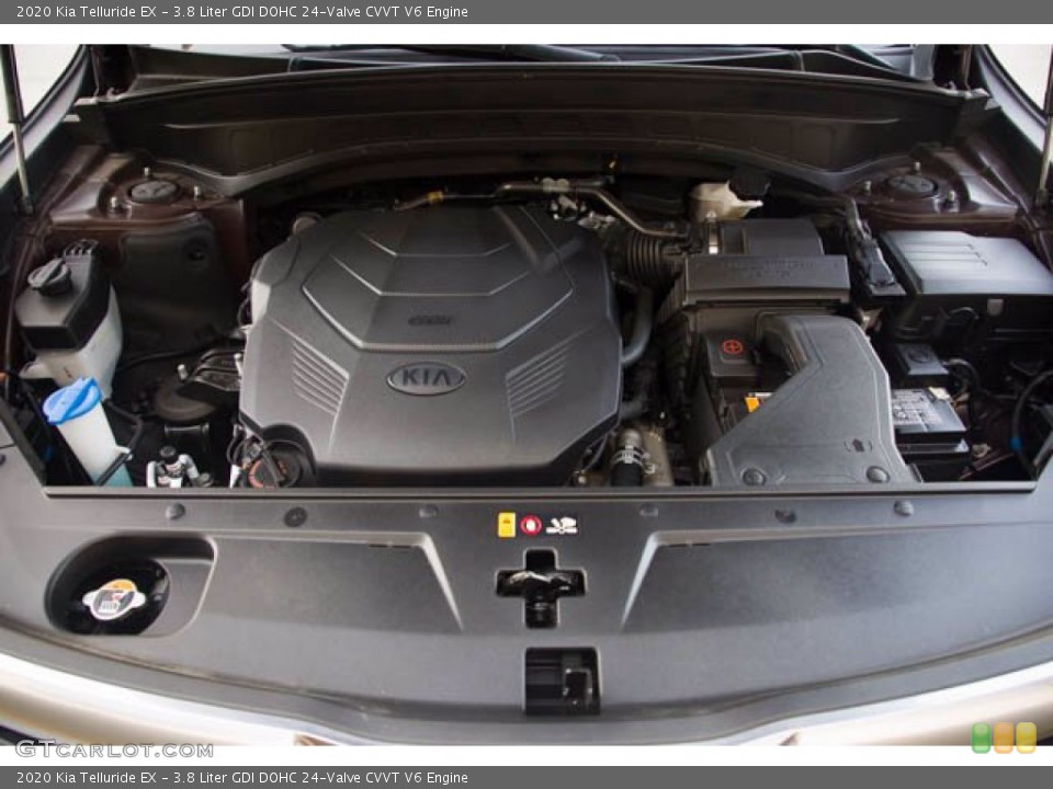 3.8 Liter GDI DOHC 24-Valve CVVT V6 Engine for the 2020 Kia Telluride #142914564