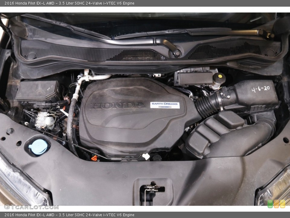 3.5 Liter SOHC 24-Valve i-VTEC V6 Engine for the 2016 Honda Pilot #142959649